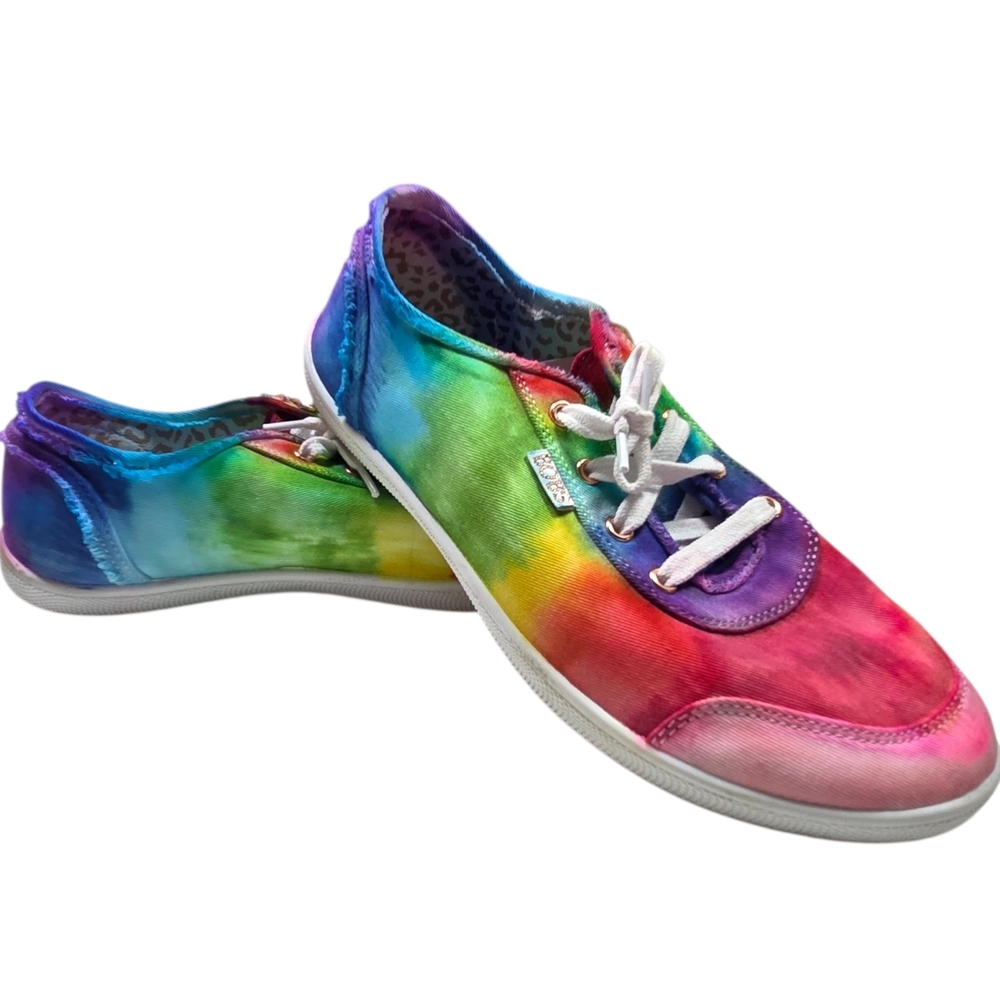 BOBS from Skechers Women's Multicolor Tie-Dye Sneakers Size 8 Wide Fit
